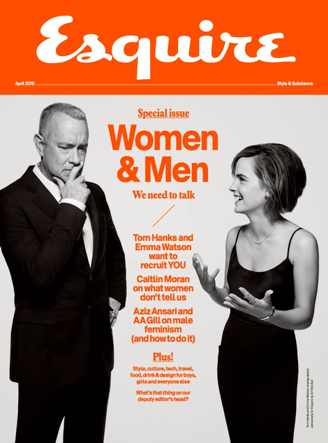 Illustration for article titled Emma Watson Talks Wage Gap, Cover Retouching and Male Feminists in Esquire U.K.